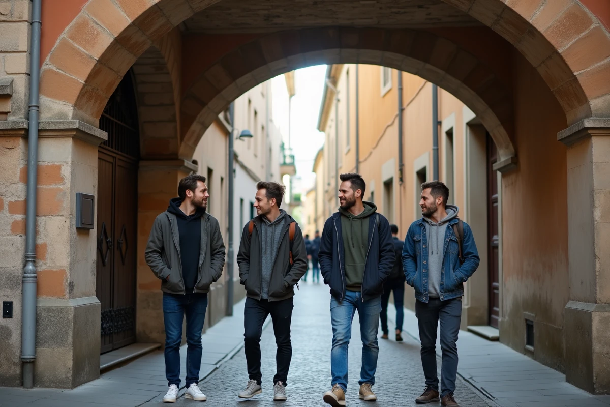 Nouveaux membres rejoignant une sortie de groupe organisée via OnVaSortir dans le quartier Croix-Rousse à Lyon